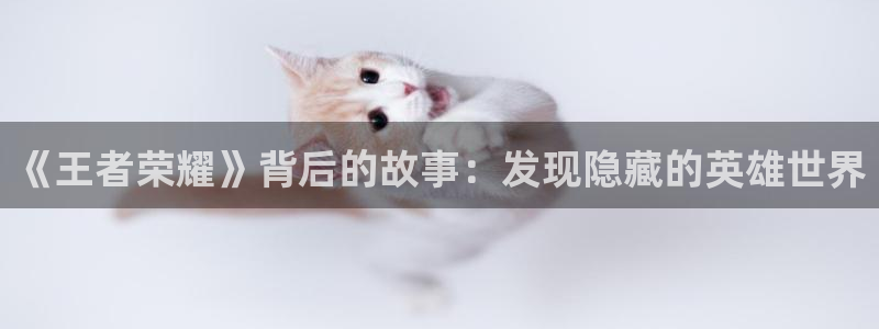 沐春高德娱乐：《王者荣耀》背后的故事：发现隐藏的英雄世界